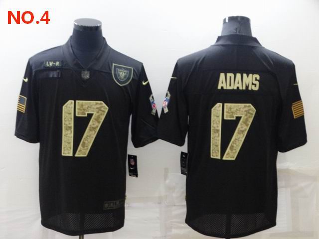 Men's Las Vegas Raiders 17 Davante Adams Jesrey NO.4;